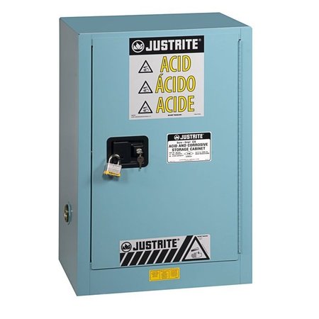 JUSTRITE ChemCor Safety Cabinet, 12 gal., Depth: 18" 8912222